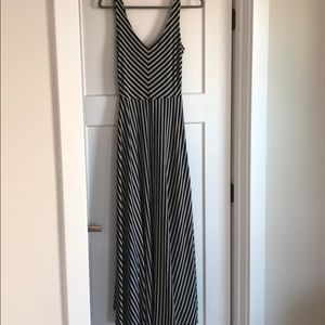 Gray and black maxi dress from Anthropologie S